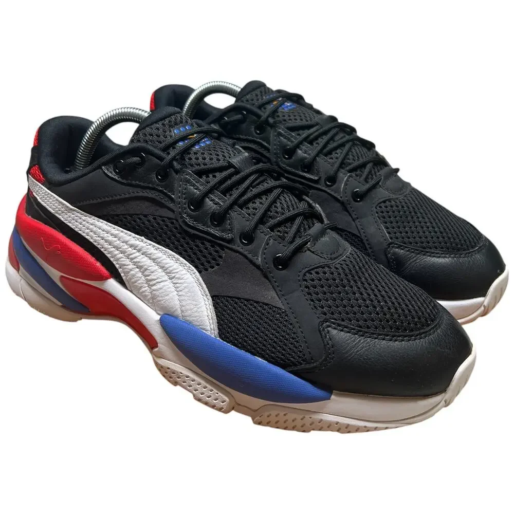PUMA Lqdcell Epsilon Men's 9.5 Black Dazzling Blue Training Shoe Sneakers